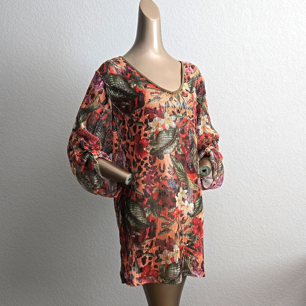 Mirror Image plus size women's swimsuit cover-up